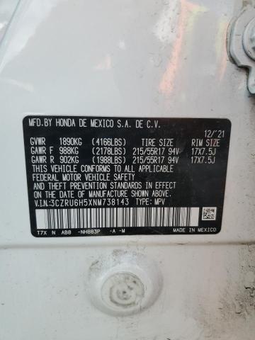 2022 HONDA HR-V EX - 3CZRU6H5XNM738143