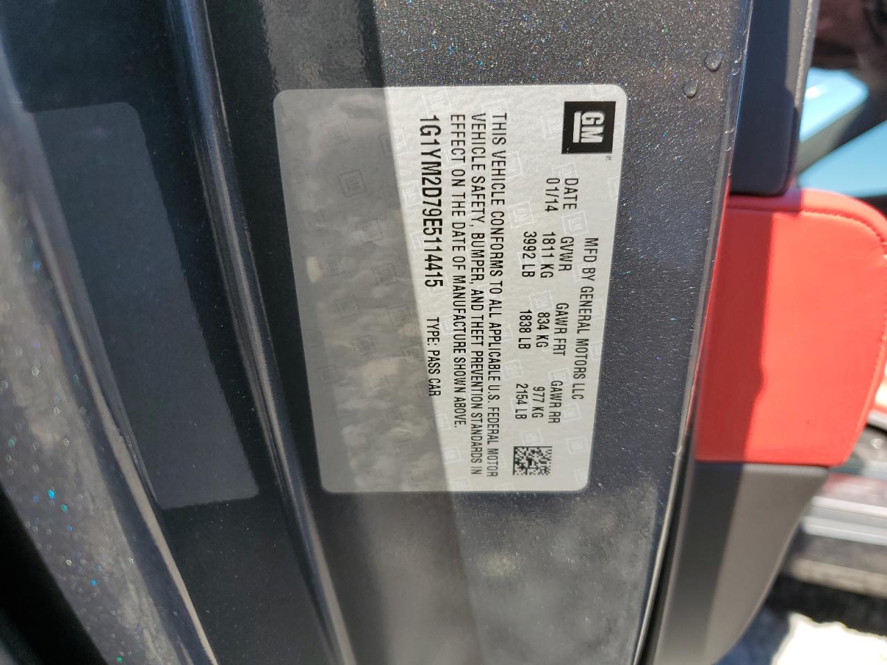 CHEVROLET CORVETTE STINGRAY Z51 3LT