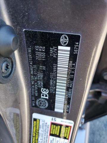 2020 TOYOTA CAMRY SE - 4T1G11AK1LU928992