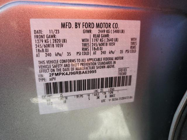 2024 FORD EDGE SEL - 2FMPK4J96RBA63995