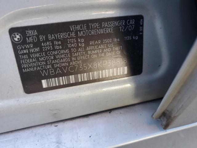 2008 BMW 328 XI SULEV #3274799098