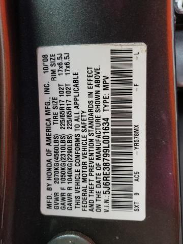 2009 HONDA CR-V EXL #3285581302