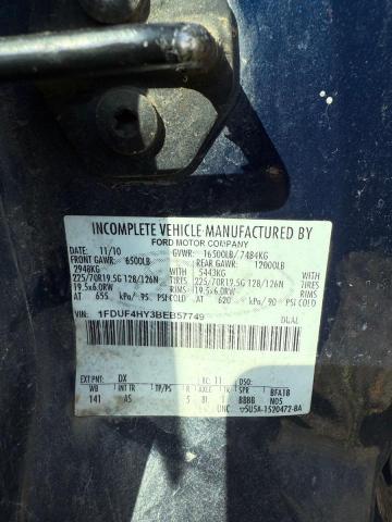 2011 FORD F450 SUPER - 1FDUF4HY3BEB57749