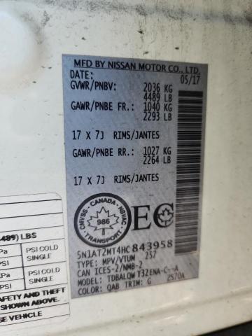 2017 NISSAN ROGUE S - 5N1AT2MT4HC843958