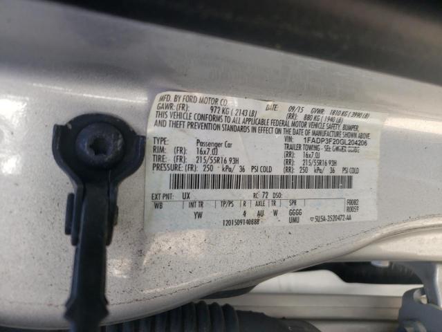 2016 FORD FOCUS SE #3311485278