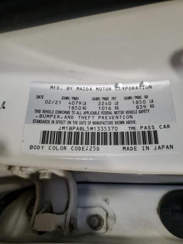 2021 MAZDA 3 SELECT - JM1BPABL5M1335370