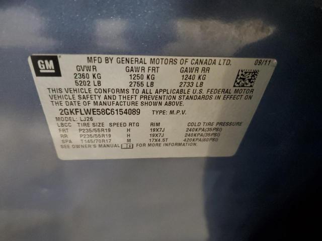 2012 GMC TERRAIN SL #3290296203