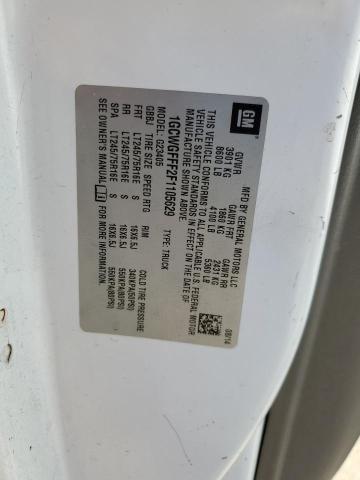 2015 CHEVROLET EXPRESS G2 - 1GCWGFFF2F1105629