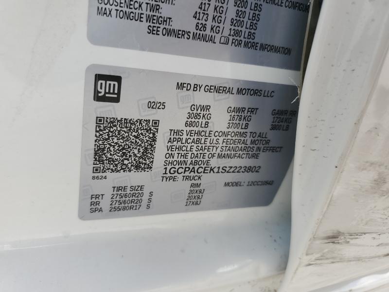 2025 CHEVROLET SILVERADO #3287631036