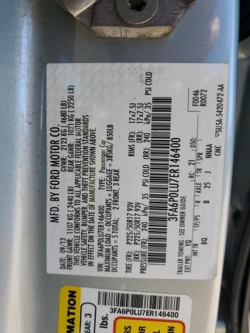 2014 FORD FUSION SE - 3FA6P0LU7ER146400