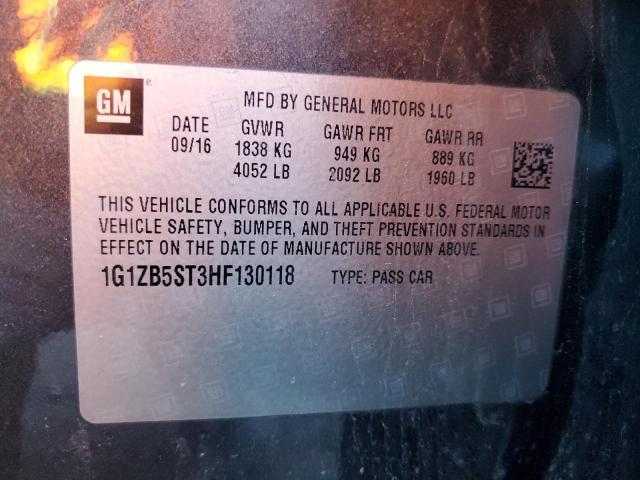 2017 CHEVROLET MALIBU LS #3260666644