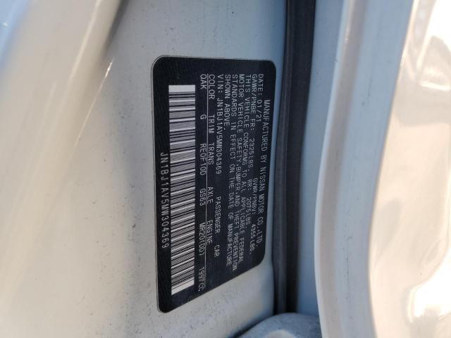 2021 NISSAN ROGUE SPOR JN1BJ1AV5MW304369