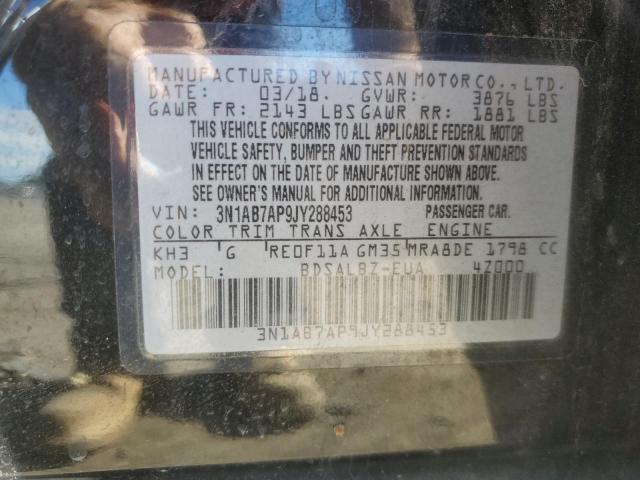 2018 NISSAN SENTRA S #3291440143