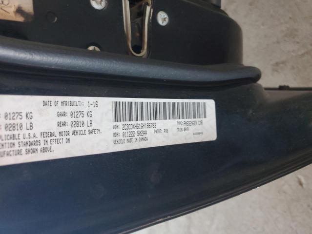 2016 DODGE CHARGER SX 2C3CDXHG1GH186783