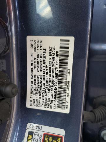 2012 HONDA CR-V EXL #3302647005
