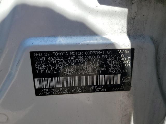 2016 LEXUS IS 200T #3275033731