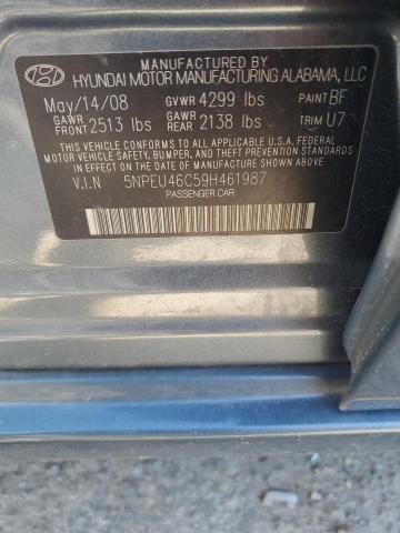 2009 HYUNDAI SONATA SE #3280391001