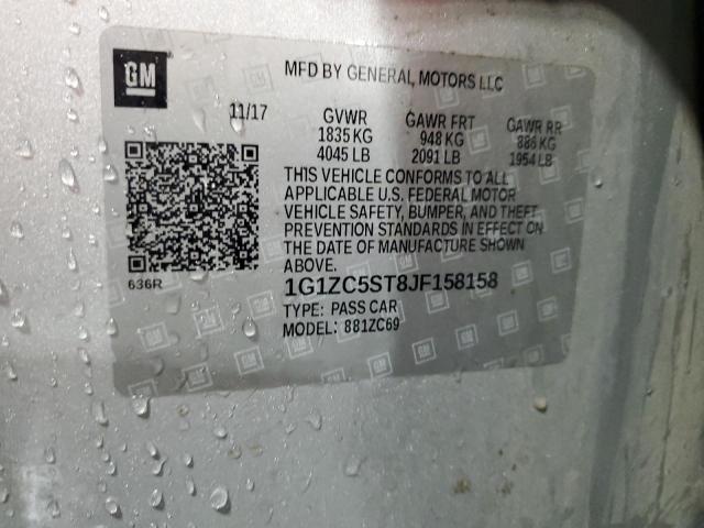 2018 CHEVROLET MALIBU LS #3287647014