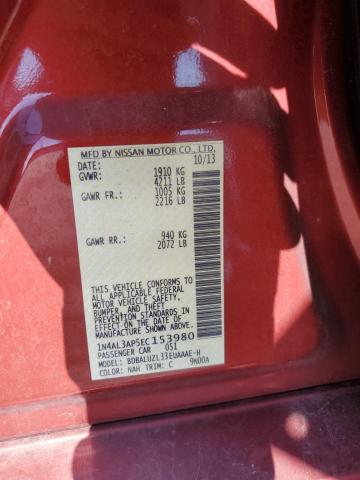 2014 NISSAN ALTIMA 2.5 - 1N4AL3AP5EC153980