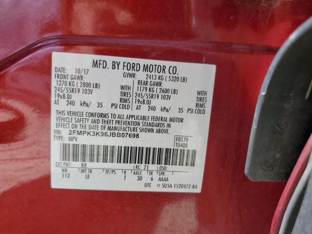 2018 FORD EDGE TITAN #3294314904