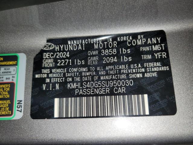 2025 HYUNDAI ELANTRA SE KMHLS4DG5SU950030