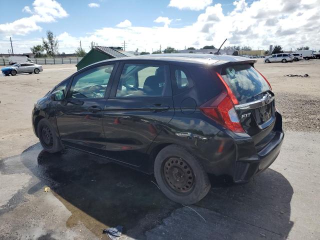 2015 Honda Fit Ex black hatchback gas 3HGGK5H83FM726023 photo #3