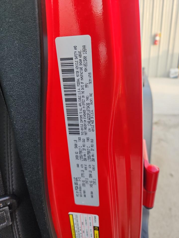 Lot #3302923076 2015 JEEP WRANGLER U