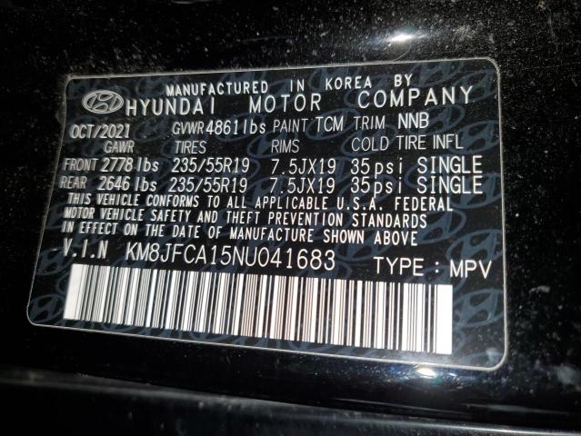 2022 HYUNDAI TUCSON SEL #3296636014