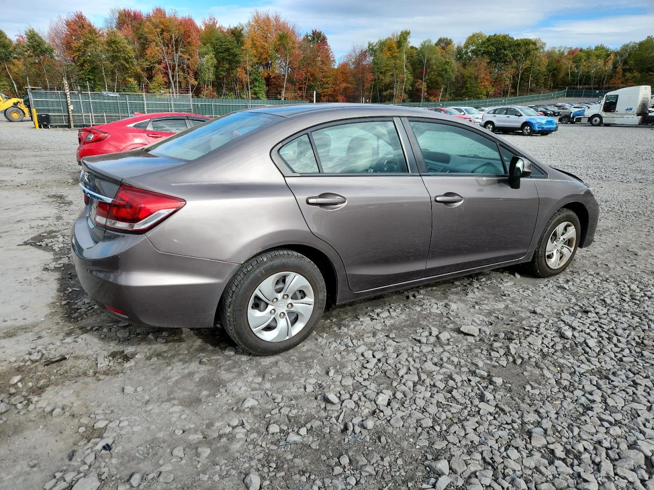 Lot #3301970417 2013 HONDA CIVIC LX