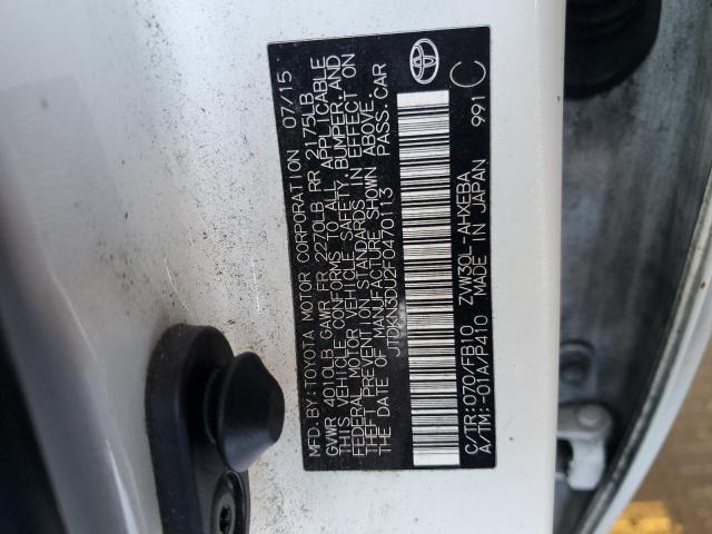 2015 TOYOTA PRIUS - JTDKN3DU2F0470113