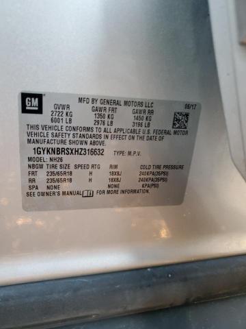 2017 CADILLAC XT5 LUXURY #3315819348