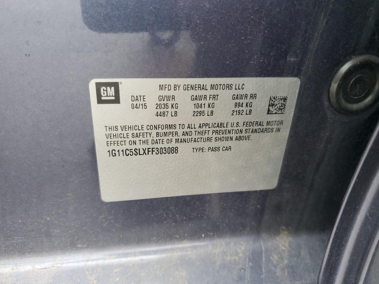 CHEVROLET MALIBU 1LT