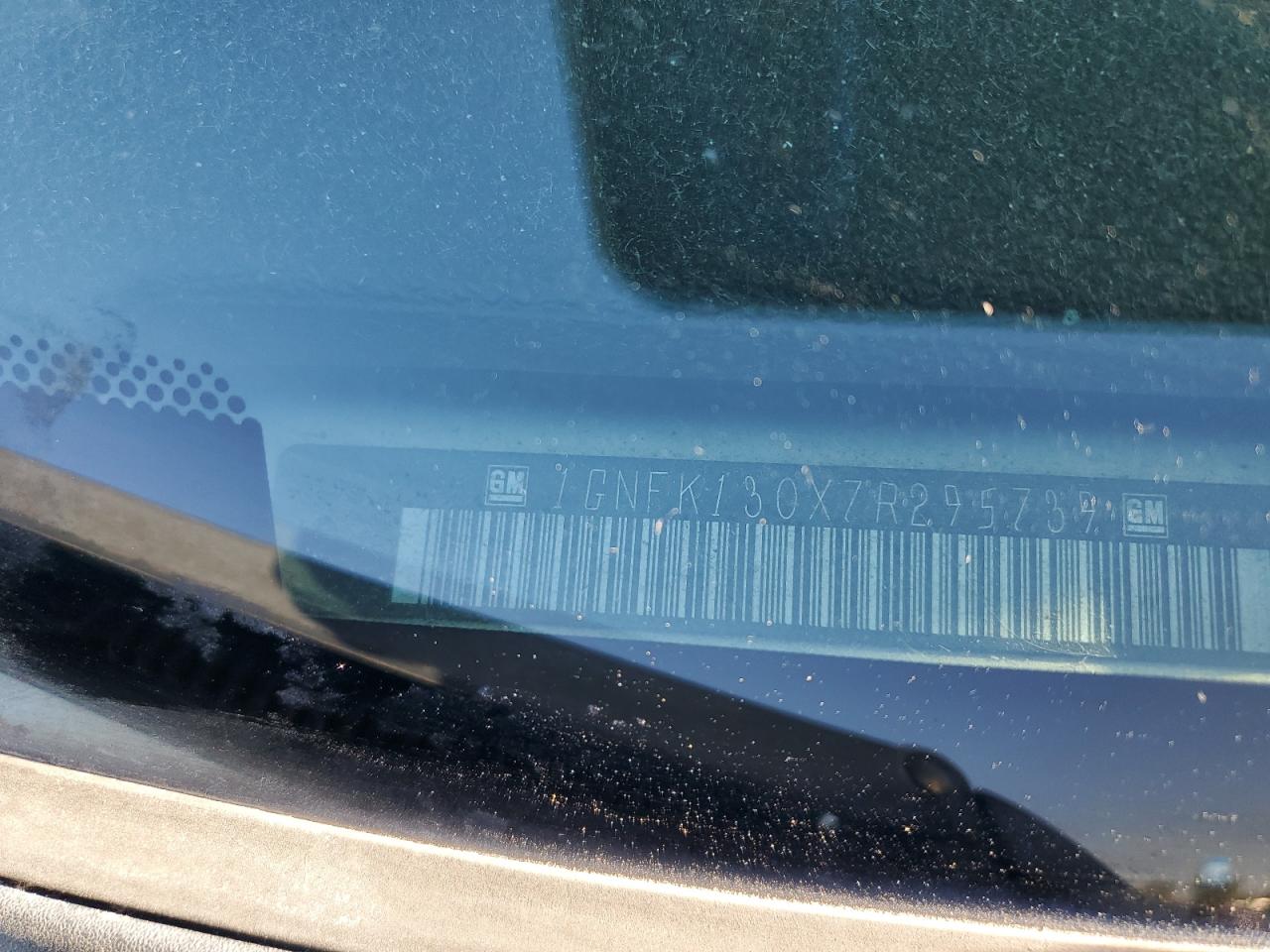 Lot #3286000801 2007 CHEVROLET TAHOE K1500