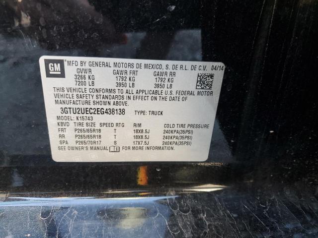 2014 GMC SIERRA K15 - 3GTU2UEC2EG438138