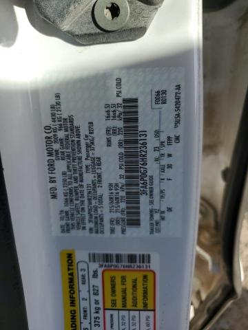 2017 FORD FUSION S #3292296266