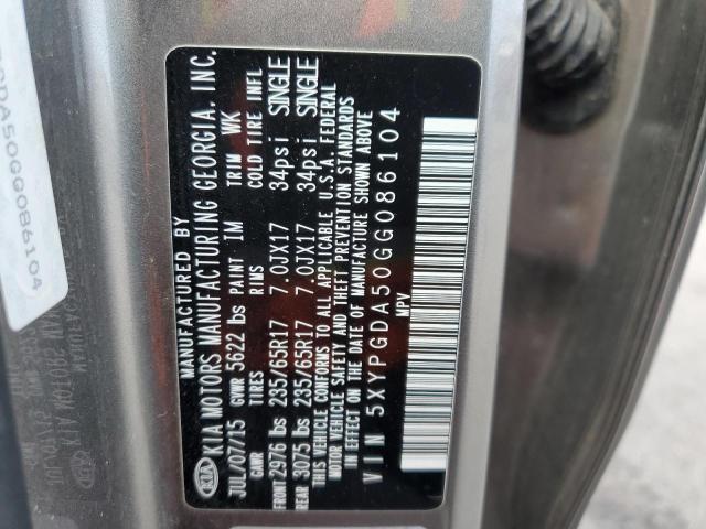 2016 KIA SORENTO LX - 5XYPGDA50GG086104