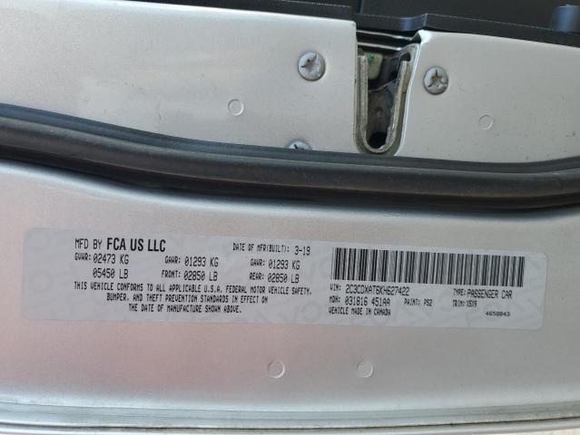 2019 DODGE CHARGER PO - 2C3CDXAT6KH627422