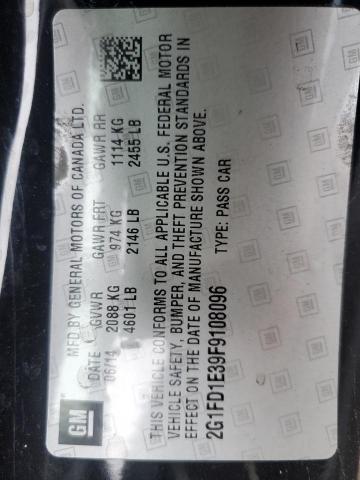 2015 CHEVROLET CAMARO LT #3291337163