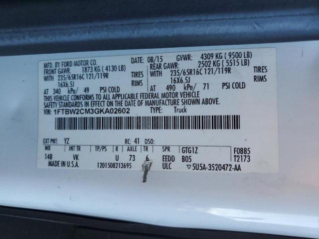 2016 FORD TRANSIT T- #3286486163