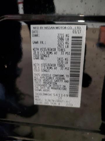 2017 INFINITI QX60 5N1DL0MM3HC541149