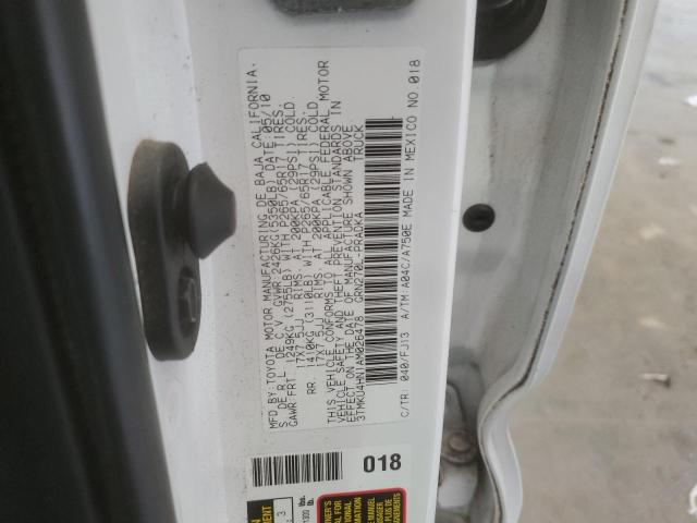 2010 TOYOTA TACOMA DOU - 3TMKU4HN1AM026478