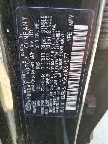 2021 HYUNDAI KONA ULTIM KM8K53A58MU697577