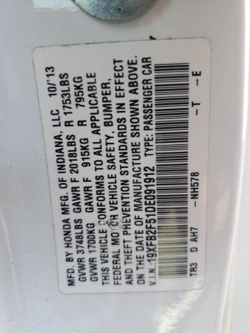 2013 HONDA CIVIC #3297081507