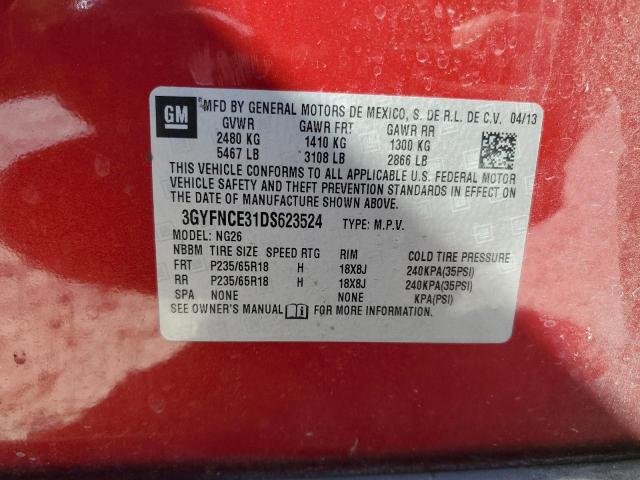 2013 CADILLAC SRX LUXURY - 3GYFNCE31DS623524