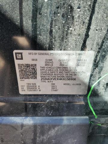 2019 CHEVROLET EQUINOX LT 2GNAXVEX4K6156966