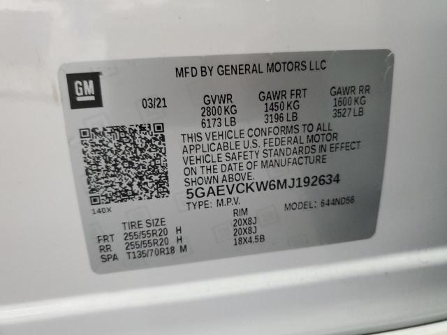 2021 BUICK ENCLAVE AV #3301820377