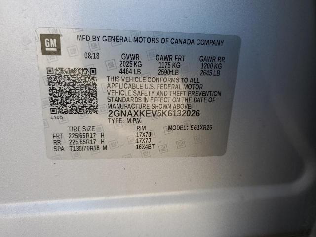 2019 CHEVROLET EQUINOX LT #3304702939