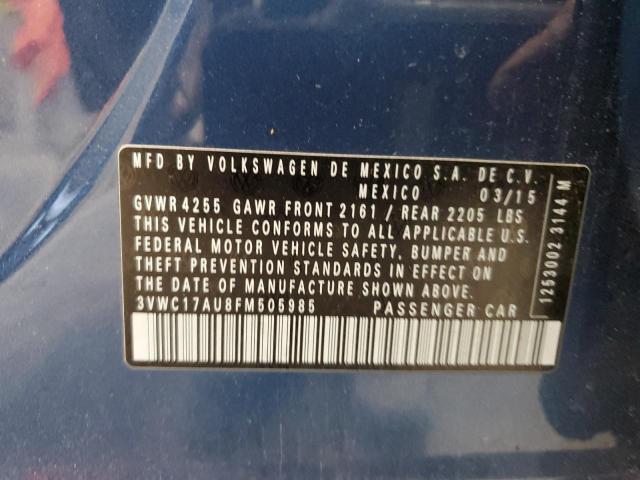 2015 VOLKSWAGEN GOLF SPORT - 3VWC17AU8FM505985