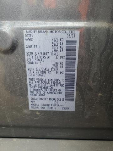 2014 NISSAN ROGUE S - 5N1AT2MV0EC806533