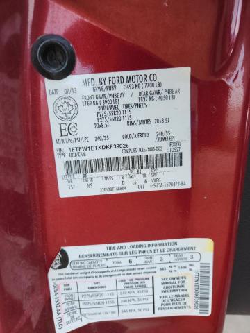 2013 FORD F150 SUPER - 1FTFW1ETXDKF39026